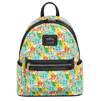 POKEMON - Pikachu et Starters - Mini Sac à Dos