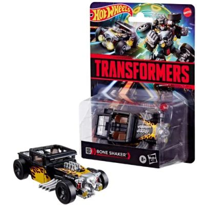 TRANSFORMERS X HOT WHEELS - Bone Shaker - Figurine Collaborative 13cm
