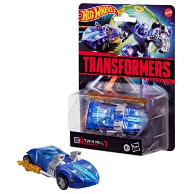 TRANSFORMERS X HOT WHEELS - Twin Mill - Figurine Collaborative 13cm
