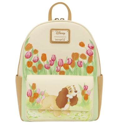 LA BELLE ET LE CLOCHARD - Pastel Tulip - Mini Sac à Dos LoungeFly