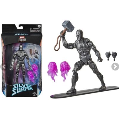 MARVEL - Silver Surfer & Mjolnir - Figurine Marvel Legends Series 15cm