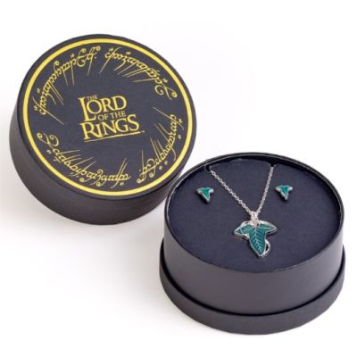 SEIGNEUR DES ANNEAUX - Coffret Lorien - Collier &Boucles d'Oreilles