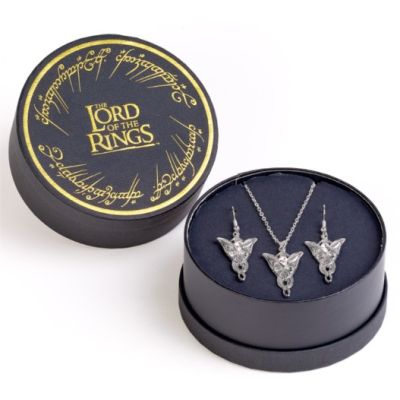 SEIGNEUR DES ANNEAUX - Coffret Evenstar - Collier &Boucles d'Oreilles