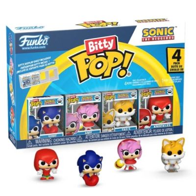 SONIC - Bitty Pop 4 Pack 2.5cm - Sonic