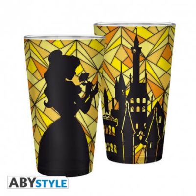 DISNEY - Verre XXL - 400 ml - La Belle et la Bête Belle