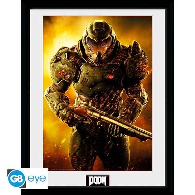 DOOM - Tirage encadré "Marine" (30x40) 