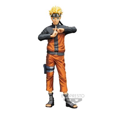 NARUTO SHIPPUDEN - Uzumaki Naruto - Figurine Grandista  Nero