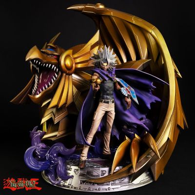 Yu-Gi-Oh Statue Resine 1/7 Marik & Le Dragon Aile De Ra 46cm