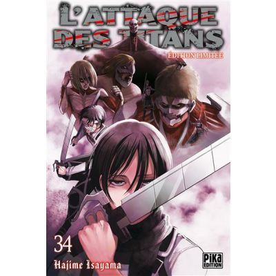 L attaque des Titans - Tome 34 : L Attaque des Titans T34 Edition limitée