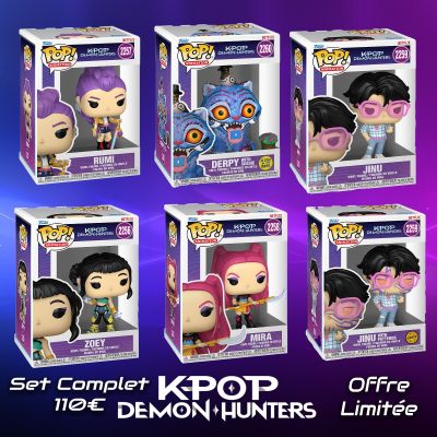 KPop Demon Hunters POP! Animation Vinyl Set Complet