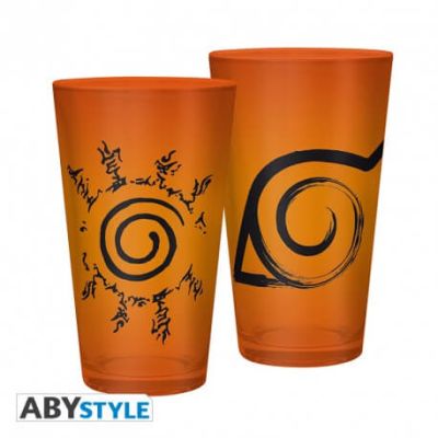 NARUTO SHIPPUDEN - Verre XXL - 400 ml - Konoha &  Sceau