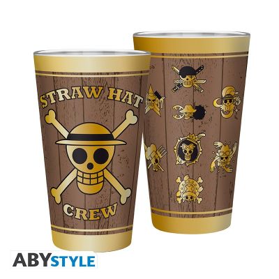 ONE PIECE - Verre XXL - 400 ml - Skulls - Mate