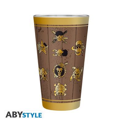 ONE PIECE - Verre XXL - 400 ml - Skulls - Mate