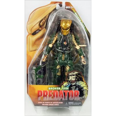 BROKEN TUSK PREDATOR FIGURINE PREDATOR SERIES 18 NECA 20 CM