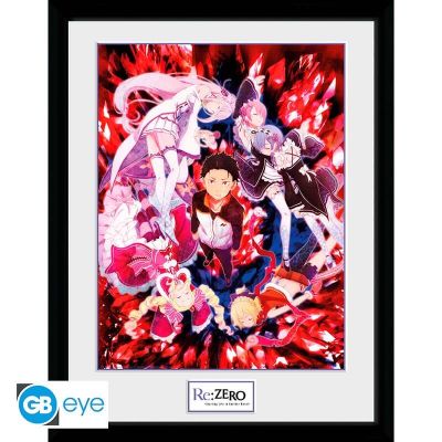 RE: ZERO - Tirage encadré "Key Art" (30x40)