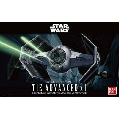 BANDAI Star Wars 1/72 Scale Model Kit Tie Fighter Advanced
