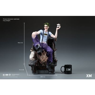 "Acompte Précommande" XM Studios The Joker (Batman: White Knight) 1/4 Premium Collectibles Statue