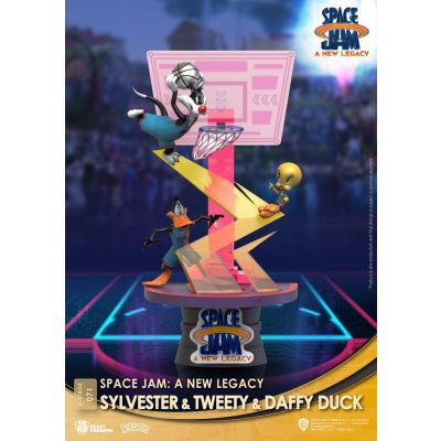 Space Jam: A New Legacy diorama PVC D-Stage Sylvester & Tweety & Daffy Duck Standard Ver. 15 cm