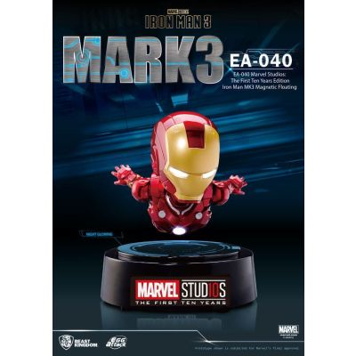 Iron Man 3 diorama lumineux Egg Attack Iron Man Mark III The First Ten Years Edition 16 cm