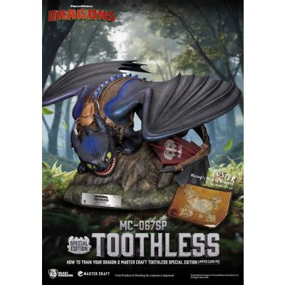 How To Train Your Dragon 2 statuette Master Craft Toothless 38 cm