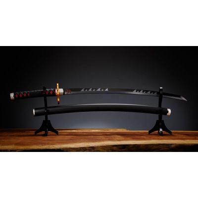 Demon Slayer : Kimetsu no Yaiba Réplique Proplica épée Nichirin (Tanjiro Kamado) Kyojuro Rengoku Sword Gueard Ver. 88 cm
