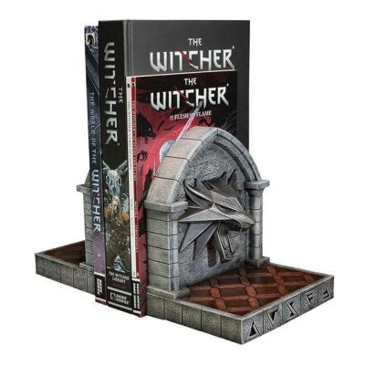 The Witcher 3: Wild Hunt serre-livres The Wolf 20 cm