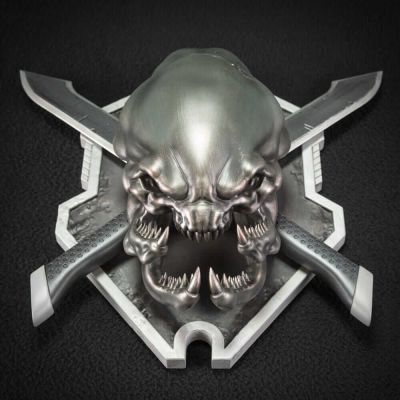 Halo sculpture murale Legendary Icon Grunt Edition 25 x 28 cm
