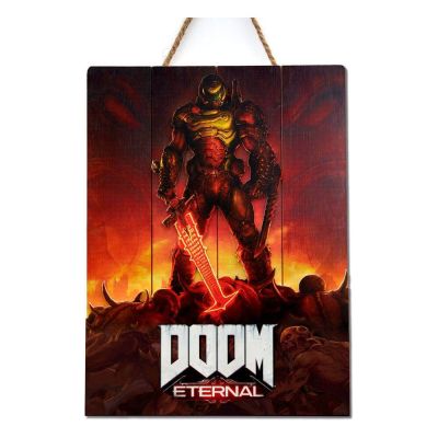 Doom tableau en bois WoodArts 3D Eternal 30 x 40 cm