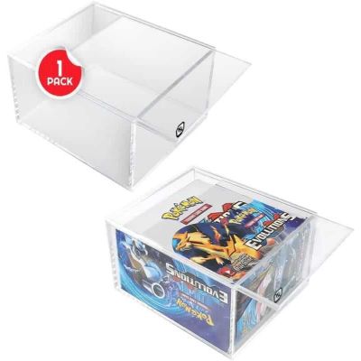 Evoretro présentoir vitrine acrylique pour Booster Boxes / Elite Trainer Boxes Ver. 1 with Sliding Lid