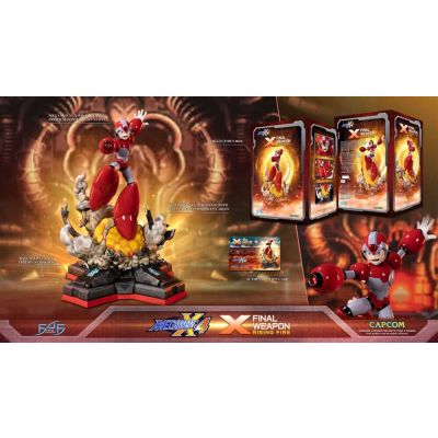 Mega Man X4 statuette X Finale Weapon Rising Fire 45 cm
