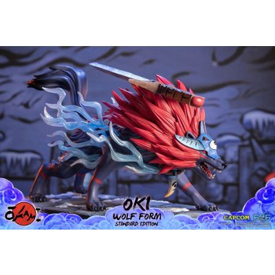 Okami statuette Oki (Wolf Form) 35 cm