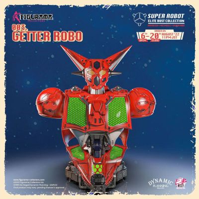 "Acompte Précommande" Getter Robo buste Super Robot Elite 1/3 Getter Robo 26 cm