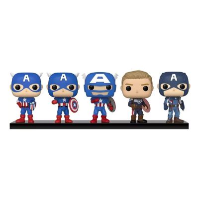Marvel: Year of the Shield pack 5 figurines POP! Vinyl Captain America: Through the Ages 9 cm