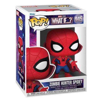 Marvel What If...? POP! TV Vinyl Figurine Zombie Hunter Spidey 9 cm
