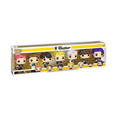 BTS pack 7 figurines POP! Rocks Vinyl Butter 9 cm