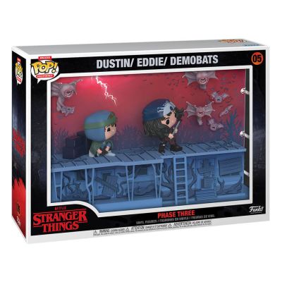 Stranger Things pack 2 POP Moments Deluxe Vinyl figurines  Phase Three