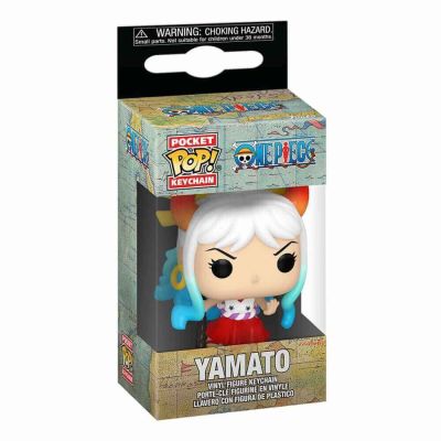 One Piece présentoir porte-clés Pocket POP! Vinyl Yamato 4 cm 