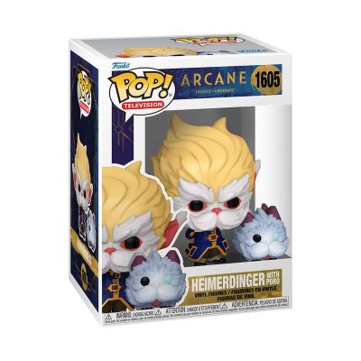 Arcane League of Legends POP! Vinyl figurine Heimerdinger w/Poro 9 cm