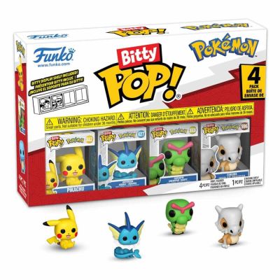 Pokémon pack 4 figurines Bitty POP! Vinyl Series 1 2 cm