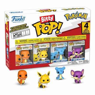 Pokémon pack 4 figurines Bitty POP! Vinyl Series 2 2 cm