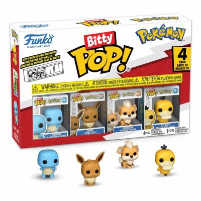 Pokémon pack 4 figurines Bitty POP! Vinyl Series 4 2 cm