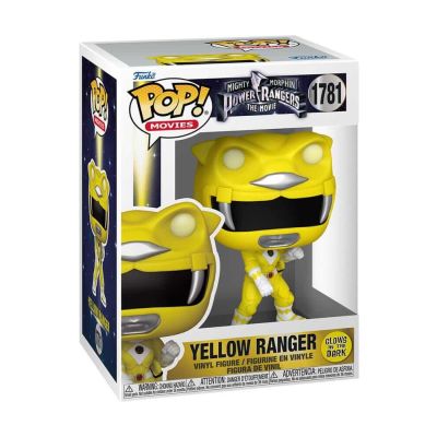 Power Rangers, le film POP! Movies Vinyl figurines Yellow Ranger (GITD) 9 cm