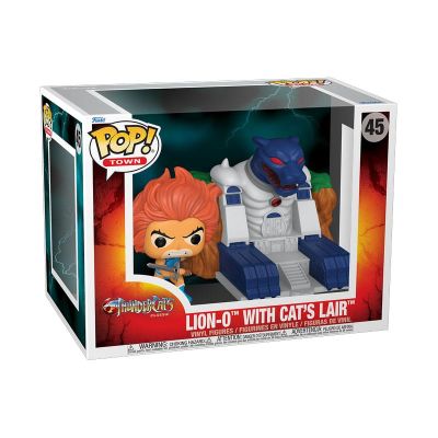 Thundercats POP! Town Vinyl figurine Lion-O with Cat Lair 9 cm