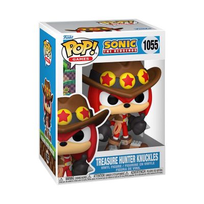 Sonic the Hedgehog POP! Games Vinyl figurine Treasure Hunter Knuckles 9 cm