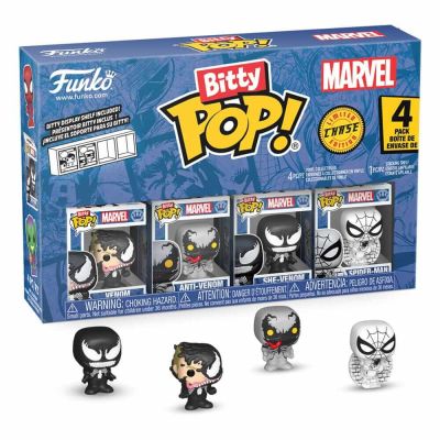 Spider-Man pack 4 figurines Bitty POP! Vinyl Series 3 2 cm