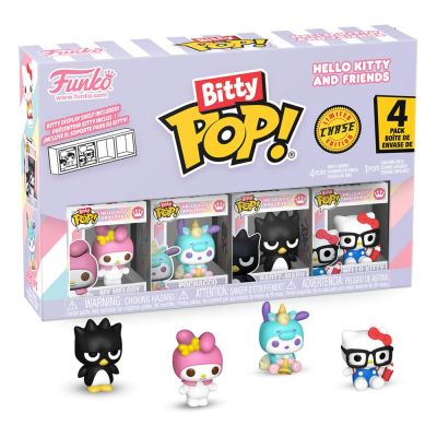 Hello Kitty and Friends pack 4 figurines Bitty POP! Vinyl Series 4 2 cm