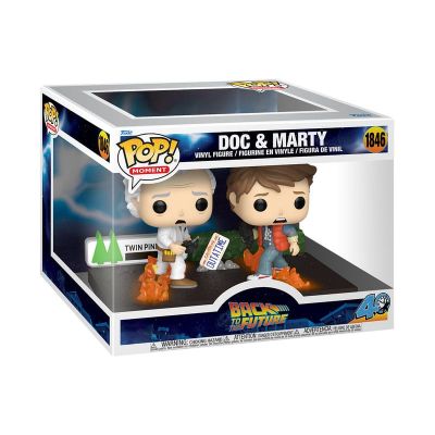 Retour vers le futur POP Moments Vinyl figurines Doc&Marty 9 cm