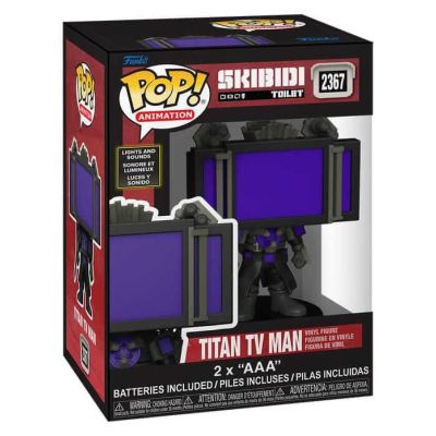 Skibidi Toilet Figurine Super Sized POP! Vinyl Titan TV Man(SFX) 10 cm