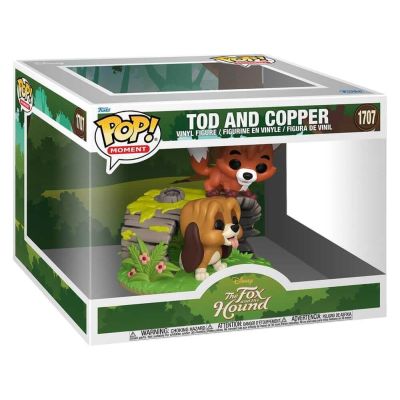 Rox et Rouky POP Moments Vinyl figurines Tod & Copper 9 cm