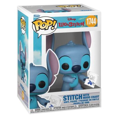 Lilo & Stitch POP! Vinyl figurine Stitch with Mood Chart 9 cm